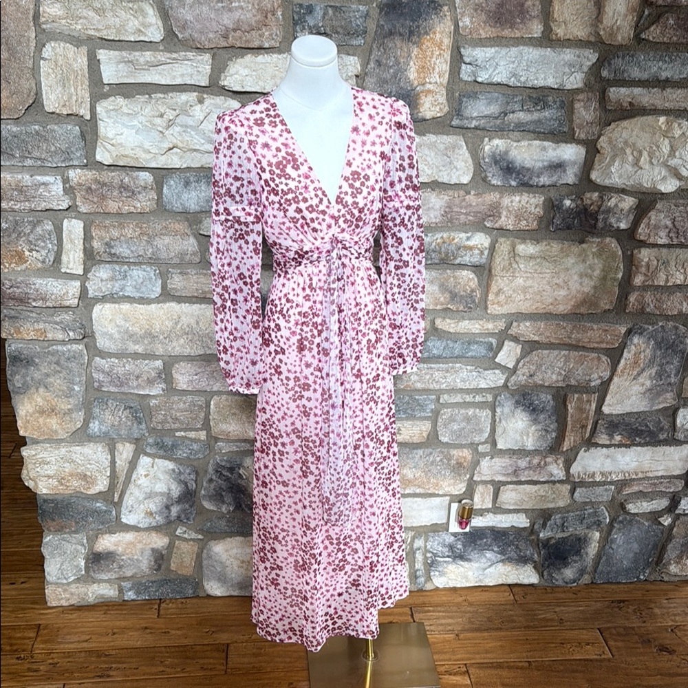 Floral Pink Maxi Dress